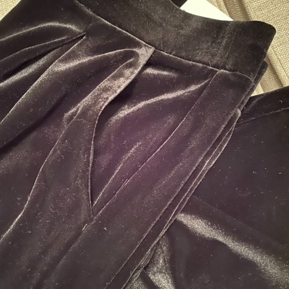 BIRTHDAY SALE!, EXPRESS small Black Velvet Pants NEW - Picture 11 of 16